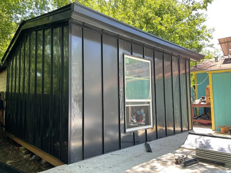 Black standing seam metal wall panels for Roof Inspection in Bardmoor