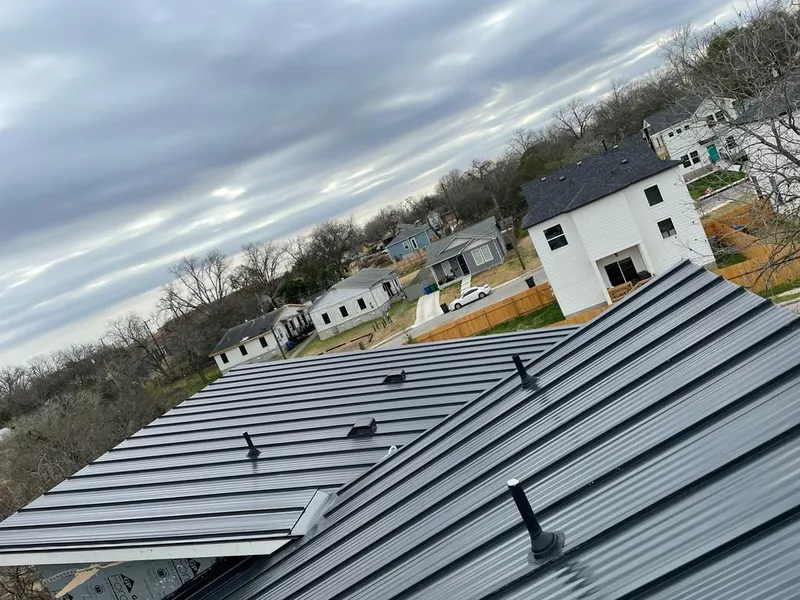 Standing seam metal roof panels with vents for Skylight Repair in Bardmoor